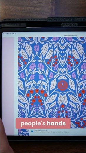 Worried About Pattern Theft? Share Them Like This #ipadart