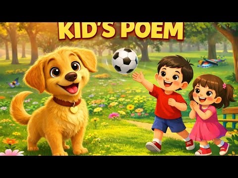 एक कुत्ता था भूरा-भूरा 🐶 | बच्चों की मजेदार हिंदी कविता | #cartoon #cartoonforkids #cocomelon