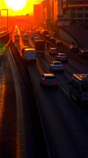 City wth beautiful sunset Istanbul #edit #explore #discoverturkey #sunset #viralshorts