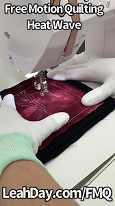 2.5K views · 43 reactions | Free motion quilting Heat Wave. Great...