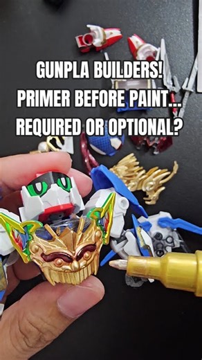 Beginner Question: Should You Use Primer on Gunpla? #gundam #custom #gunpla #gunma #gundamcommunity