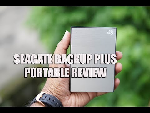 Seagate Backup Plus Portable Hard Disk Unboxing and Review