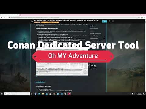 How to use the Conan Exiles Dedicated Server Tool