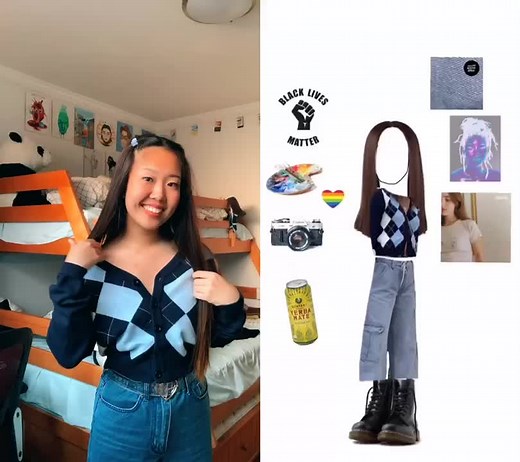 #duet with @plntgirl I realized i had that exact outfit in my closet and immediately had to duet 👁👄👁