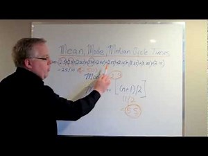 Lean Manufacturing: Calculating Mean, Median and Mode Cycle Times