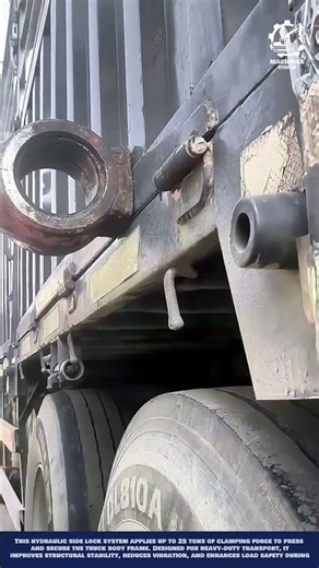 Precise & Powerful Hydraulic Side Press for Repairing Bent Container Bodies