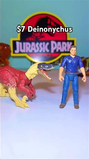 $1 Vs $50 Rebirth Raptor #jurassicworldrebirth #dinotoys #deinonychus