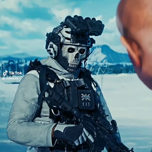 MW3 Call of Duty Ghost Edit featuring Ghost and Soap Wallpaper