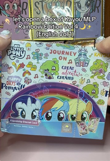 chasing after those Rainbow series USR’s and XR’s 🏃‍♀️💨 cards from @KAYOU（趣影）HK #mlp #kayoucards #cardopening #mlpkayou #mylittlepony
