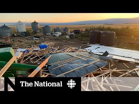 Tornadoes tear up southern Saskatchewan, destroy farms
