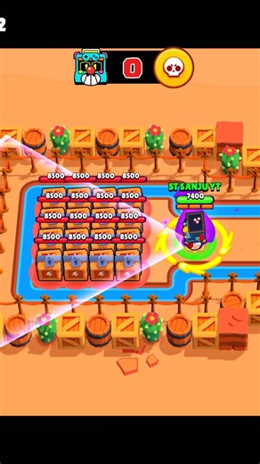 How Many GRIFF SUPER to Destroy 16 BOXES? BRAWL STARS #brawlstars #shorts