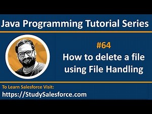 64 Java | How to delete a file using java program in File Handling | by Sanjay Gupta