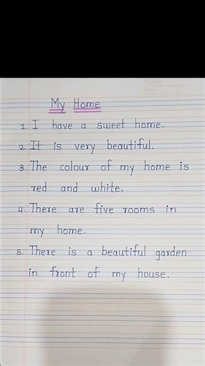 My home essay in english | essay on my house | my house essay | my home