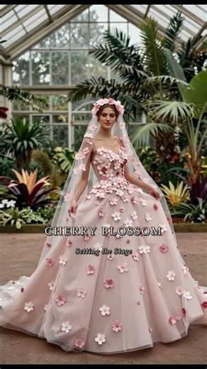 Cherry Blossom Wedding Dress — Japanese-Inspired Bridal 2026
