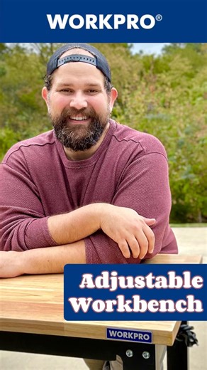 WORKPRO Tools Adjustable Workbench has completely upgraded my workspace. It’s sturdy, easy to adjust, and perfect for any DIY or home project. If you’ve been thinking about a new workbench… this is the one to get! 🔧✨ Link Below ✨ https://amzn.to/4qB0r4v @highlight #WorkProTools #DIY #Storage #storagesolution #workbench #WorkPro #garage #organization #gardening | Johnny Krause