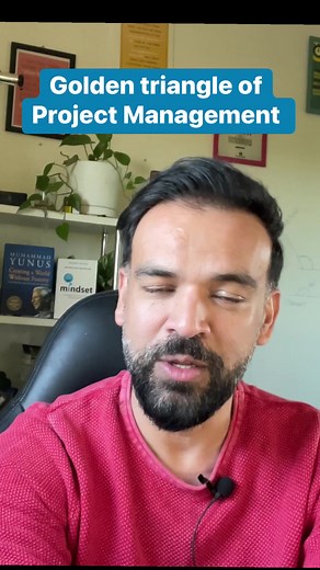 3K views · 60 reactions | Golden triangle of Project Management. #projectmanagement | Dr. Sayem Hossain | Facebook