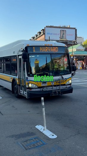 Boston bus 1 to cambridge