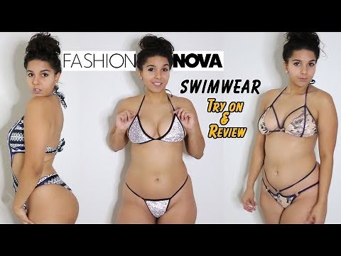FASHION NOVA SWIMSUIT HAUL & REVIEW