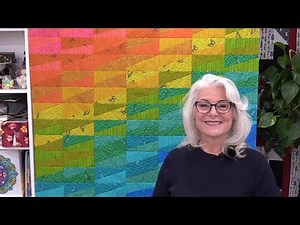 Sun Print Rainbow Quilt