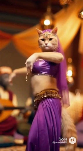 #funny belly dance #kitty