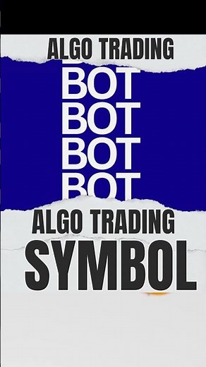 Algo Trading BOT 💰 🤑