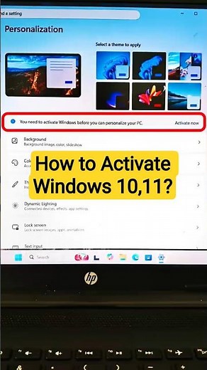 How to Activate Windows 10, 11 Activation for Free? | Remove Windows Activation Watermark 🤔 #howto
