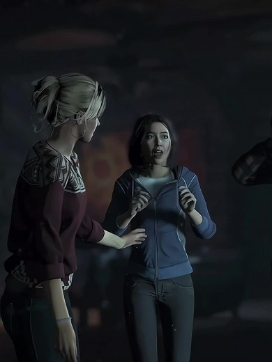 Survival Horror Game Characters Jessica and Emily in Until Dawn