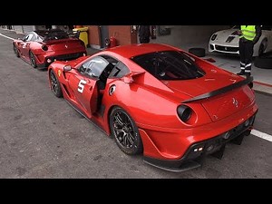 Ferrari 599XX In Action! BRUTAL V12 SOUNDS!