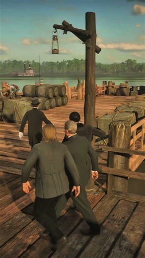 RDR 2 boat robbery #rdr2 #rdr #reddeadredemption #ps #reddead #online #rockstargames