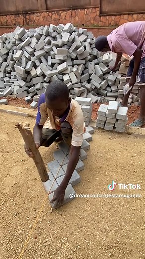 Pavers Installation with Dream Concrete Stars Uganda