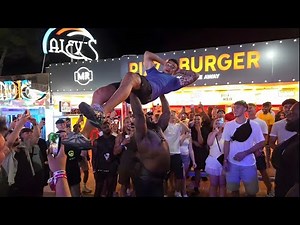 Ed Matthews Was Shocked Hstikkytokky Got Shoulder Pressed In Magaluf!