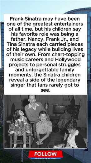 Frank Sinatra’s Kids Reveal the Untold Family Story Behind the Music Legend 🎙️❤️#shorts #viral