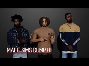 SIMS 4 | URBAN MALE CC FOLDER | + CC Folders -Male Sims Dump