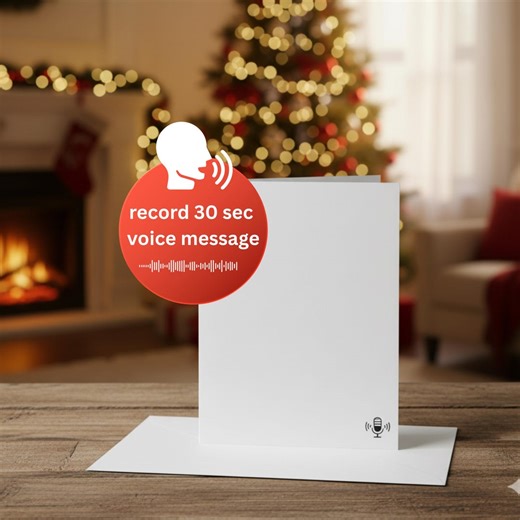 Recordable Audio Card: 30 Sec Custom Voice Keepsake - Etsy