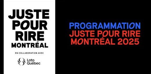 Festival Juste pour rire Montréal 2025 | La programmation dévoilée pour le retour de l'événement - Sors-tu?