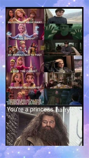 “Harry Potter = Disney Princess? 😂✨” #harrypotter #disney #shorts #memes