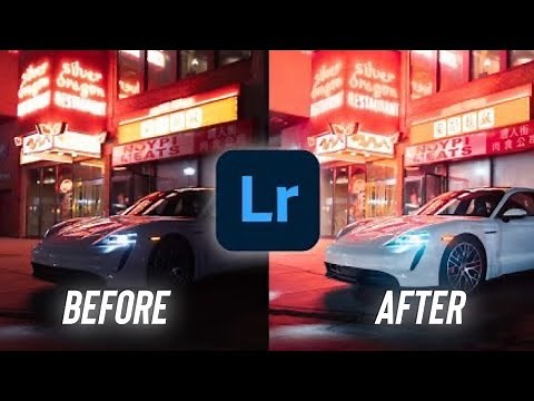 HOW TO SHOOT CAR PHOTOGRAPHY AT NIGHT! Lightroom Editing Tutorial