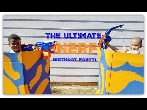 The Ultimate Nerf Party Ideas