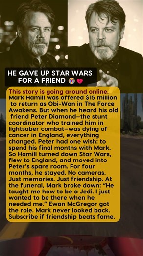 HE GAVE UP STAR WARS FOR A FRIEND 😭💔