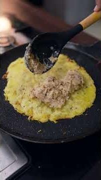 Sweet Potato Crepe with Creamy Mushroom FillingA healthy twist to comfort food