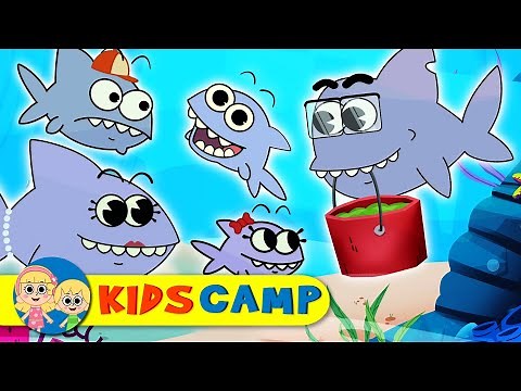 Kidscamp | Shark Song with Elly & Eva | Fun Nursery Rhymes & Kids Songs