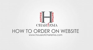 We bring you a simple step-by-step video for ordering our online products from www.houseofcharizma.com , Happy Shopping! | Charizma