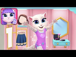 My Talking Angela 2 - Gameplay part 1(iOS, Android)