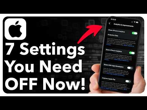 7 iPhone Settings You Need To TURN OFF!