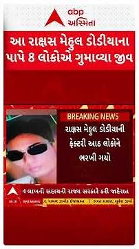 Ahmedabad Firecracker Factory Blast | આ રાક્ષસ મેહુલ ડોડીયાના પાપે 8 લોકોએ જીવ ગુમાવ્યા..