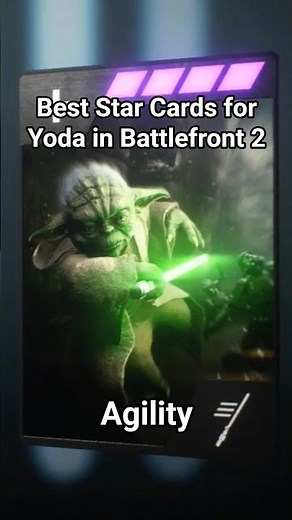 Best Star Cards for Yoda in Battlefront 2 #starwars #battlefront2