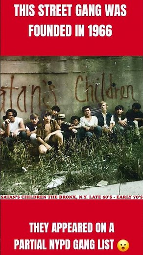 SATAN’S CHILDREN: Rare Bronx Gang Photo From the Late ’60s - Early ‘70s 😳 #satanschildren #bronx