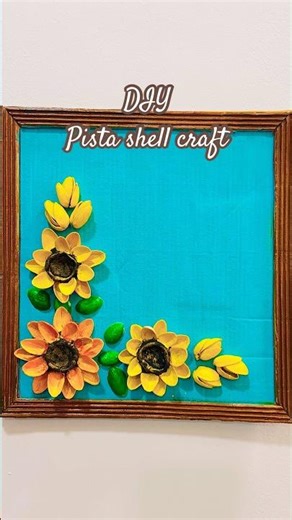 Pista shell Craft #diy #easy #art #craft #walldecor #viral #trending