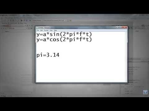 MATLAB-Generation of Continuous Sine and Cosine Waves Using Matlab