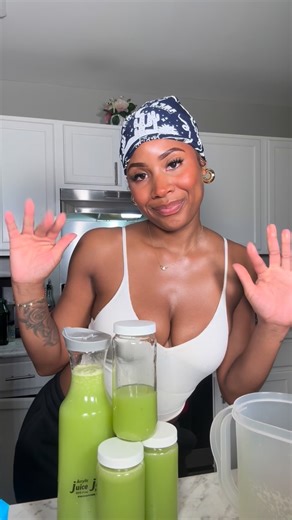 SHATORIA on Instagram: "This green juice supports digestion, hydration, and a natural reset. Real ingredients, real benefits. 6 apples 2 lemons 3 cucumbers 🥒 1 stalk of celery Ginger"